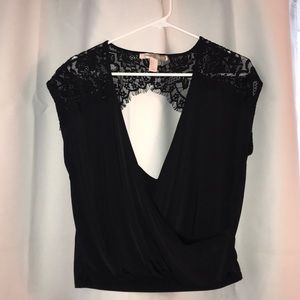 Wrap Lace Top